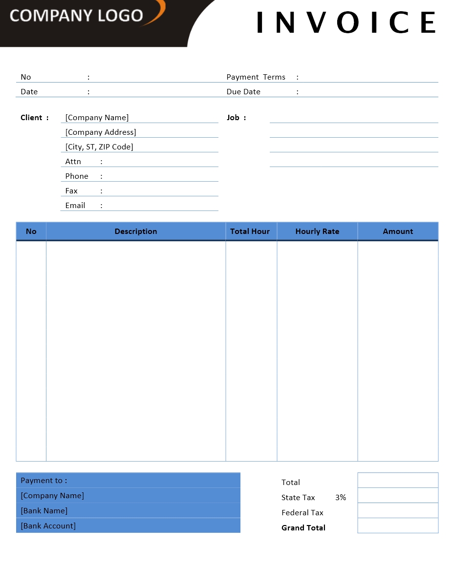 Microsoft Office Word Invoice Template Toptemplate my id