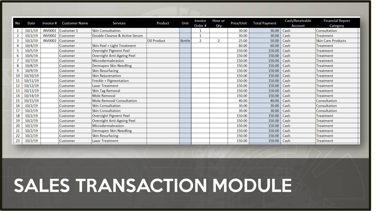 Salon Bookkeeping with Automated Financial Statement Templates